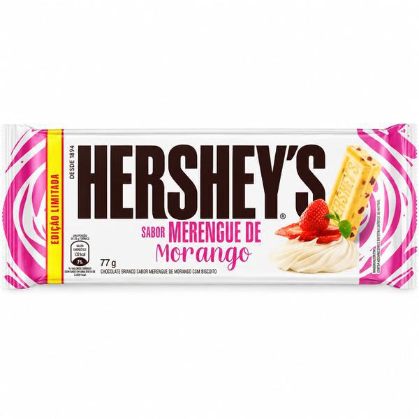 CHOCOLATE TABLETE HERSHEYS MERENGUE DE MORANGO 77G