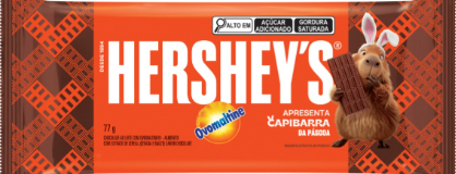 CHOCOLATE TABLETE HERSHEYS OVOMALTINE CAPIBARRA 77G
