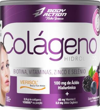 COLÁGENO BODYACTION FRUTAS VERMELHAS 200G