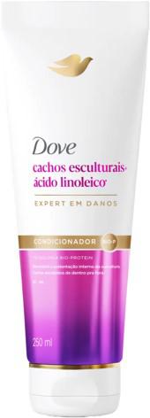 CONDICIONADOR DOVE CACHOS ESCULTURAIS +ÁCIDO LINOLEICO 250ML