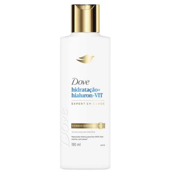 CONDICIONADOR DOVE HIDRATAÇÃO+ HIALURON-VIT 190ML