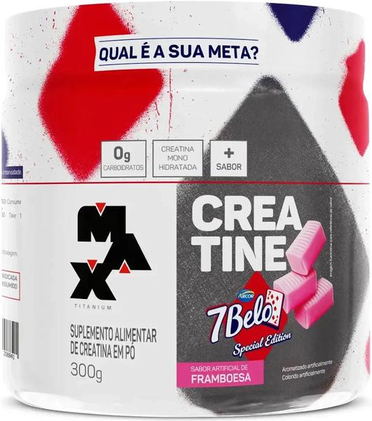 CREATINA MAX TITANIUM 7 BELO 300G