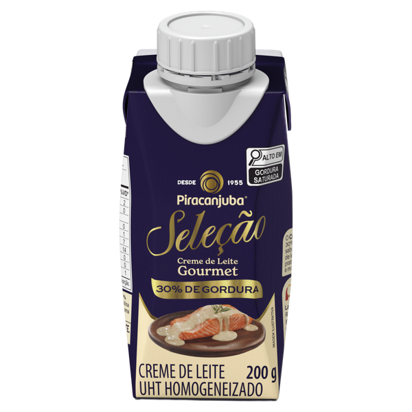 CREME DE LEITE GOURMET PIRACANJUBA TP 200G