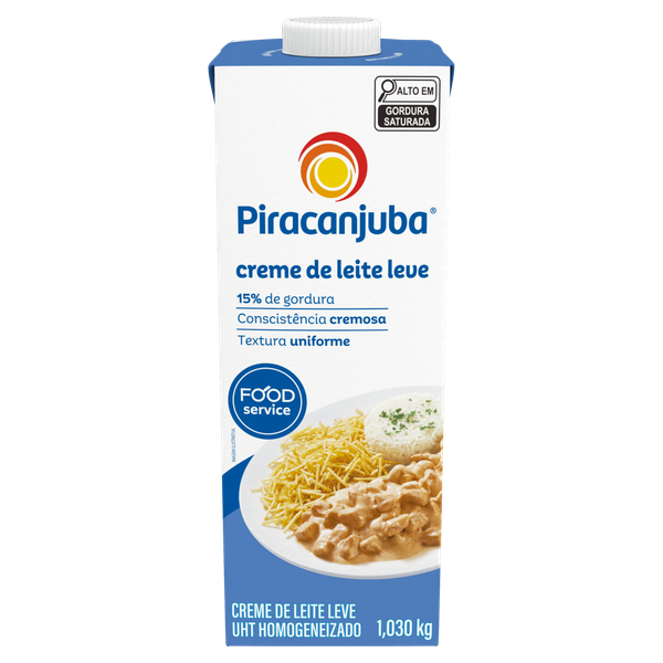 CREME DE LEITE PIRACANJUBA 1,03KG TP