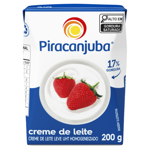 CREME DE LEITE PIRACANJUBA 200G TP
