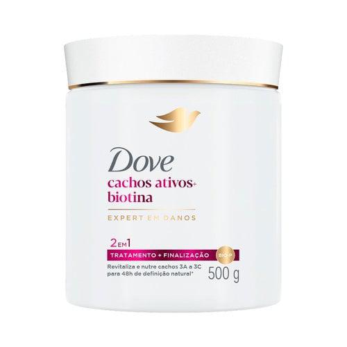 CREME DE TRATAMENTO DOVE CACHOS ATIVOS + BIOTINA 500G