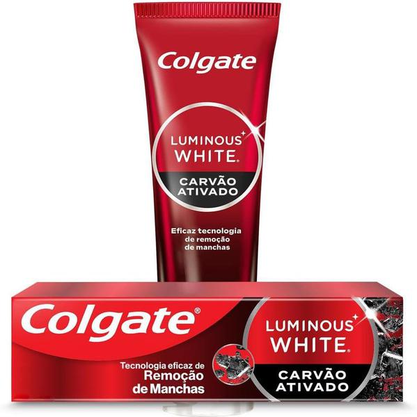 CREME DENTAL COLGATE LUMINOUS WHITE CCOM CARVÃO ATIVADO 70G