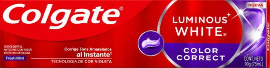 CREME DENTAL COLGATE LUMINOUS WHITE COLOR CORRECT 99G