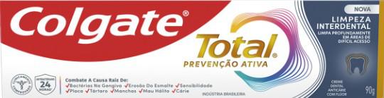 CREME DENTAL COLGATE TOTAL PREVENÇÃO ATIVA 90G