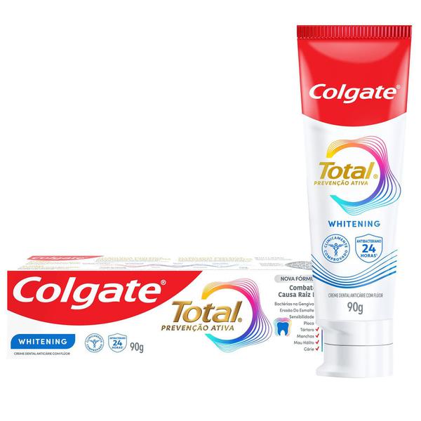 CREME DENTAL COLGATE TOTAL WHITENING 90G