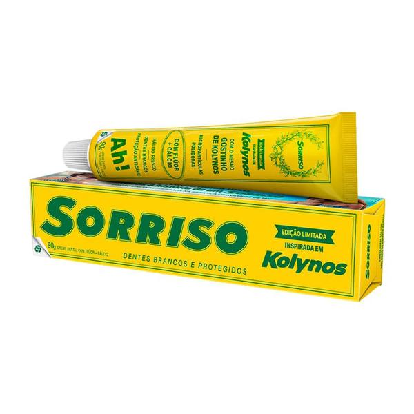 CREME DENTAL SORRISO KOLYNOS 90G EDIÇÃO LIMITADA