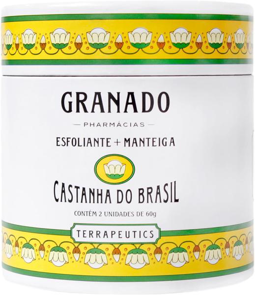CREME ESFOLIANTE 60G+MANTEIGA 60G GRANADO TERRAPEUTICS CASTANHA DO BRASIL