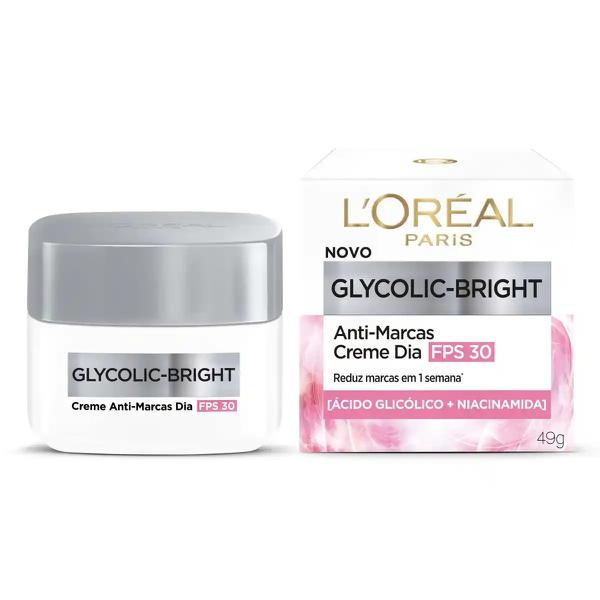 CREME FACIAL LOREAL GLYCOLIC BRIGHT DAY 49G
