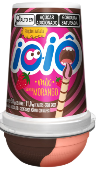 CREME IO-IÔ MIX MORANGO 41,9G
