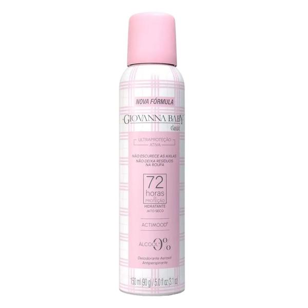 DESODORANTE AEROSOL GIOVANNA BABY 72H CLASSIC 150ML