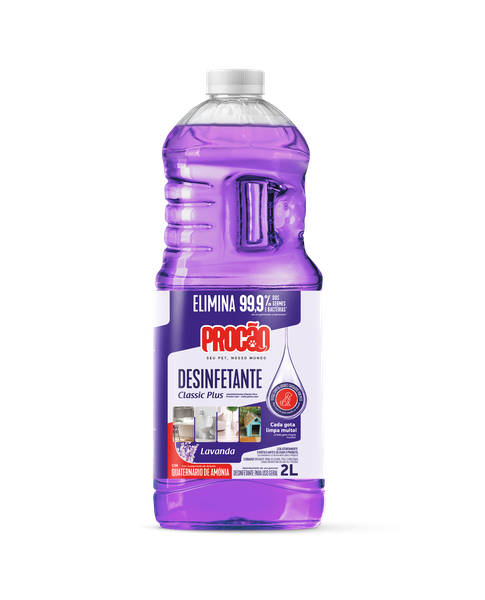 DESINFETANTE PROCÃO CLASSIC PLUS LAVANDA 2LT