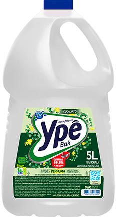 DESINFETANTE YPÊ BAK EUCALIPTO 5 LITROS