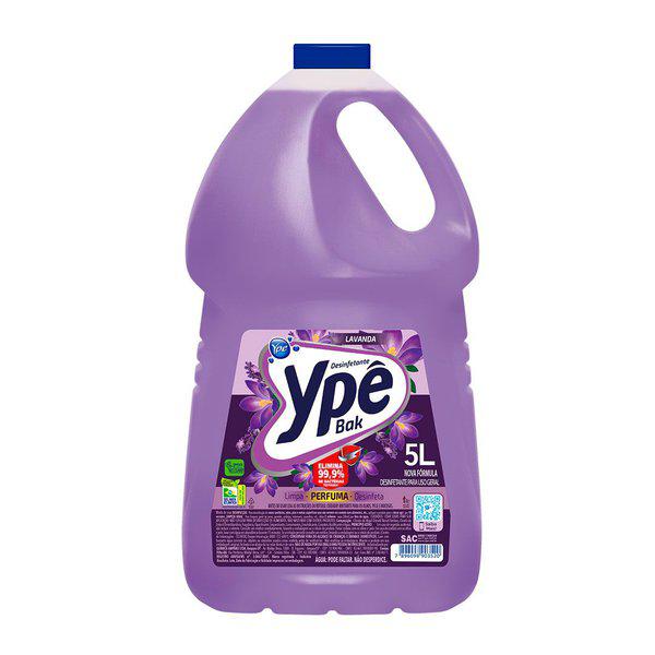 DESINFETANTE YPÊ BAK LAVANDA 5 LITROS
