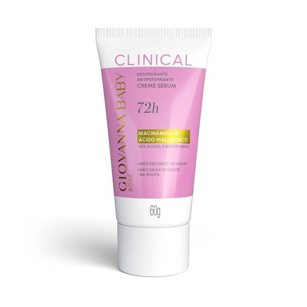 DESODORANTE CREME SÉRUM CLINICAL GIOVANNA BABY ROSÉ 60G
