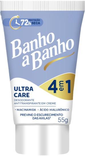 DESODORANTE EM CREME BANHO A BANHO ULTRA CARE 55G