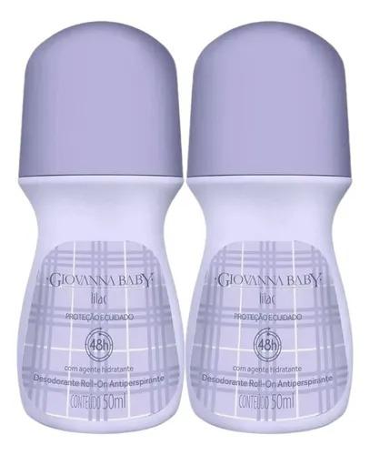 DESODORANTE ROLL-ON GIOVANNA BABY LILAC COM 2 UN