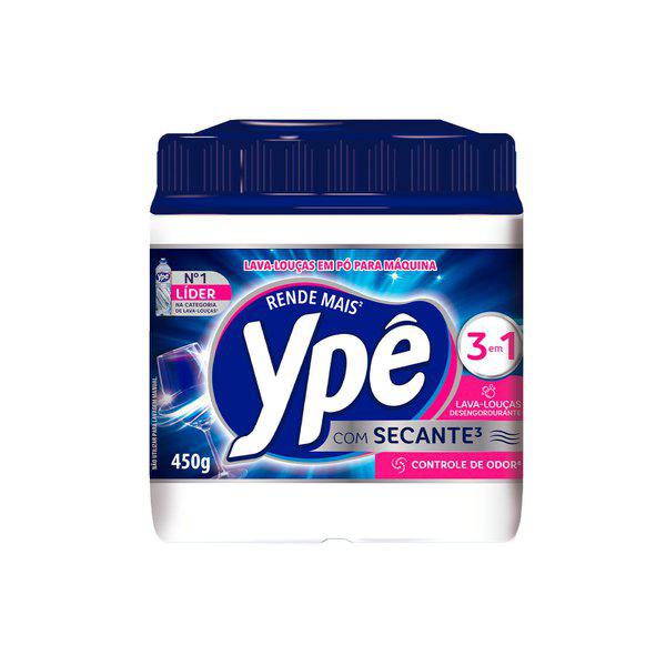 DETERGENTE EM PÓ PARA MÁQUINA DE LAVAR LOUÇAS YPÊ 450G