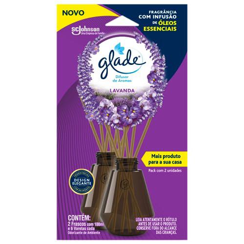 DIFUSOR GLADE LAVANDA COM 2 100ML