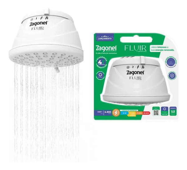 DUCHA ZAGONEL FLUIR 4 TEMPERATURAS 6800W 220V