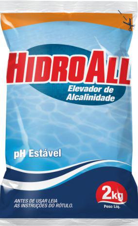 ELEVADOR DE ALCALINIDADE PH ESTÁVEL HIDROALL 2KG