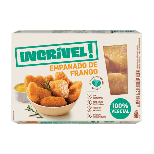 EMPANADO DE SOJA SABOR FRANGO SEARA INCRÍVEL 300G