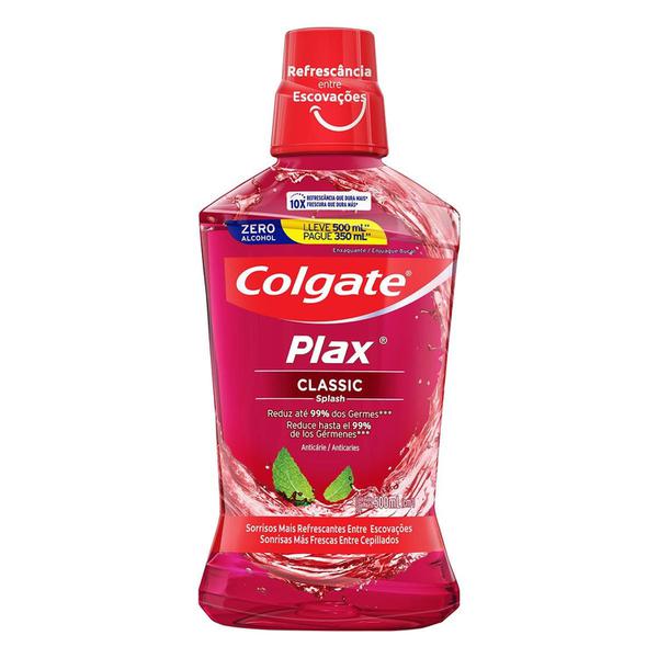 ENXAGUANTE COLGATE PLAX CLASSIC 500ML LEVE MAIS PAGUE MENOS