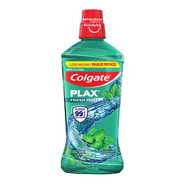 ENXAGUANTE COLGATE PLAX FRESH MINT PET 750ML