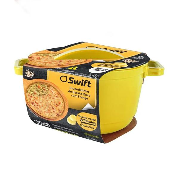 ESCONDIDINHO DE BATATA DOCE COM FRANGO E MUSSARELA DE BÚFALA SWIFT 350G