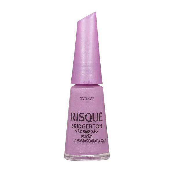 ESMALTE RISQUÉ BRIDGERTON CINTILANTE PAIXÃO DESMASCARADA 8ML