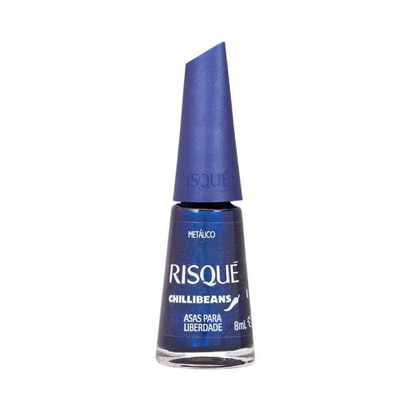 ESMALTE RISQUÉ CHILLI BEANS METÁLICO ASAS PARA LIBERDADE 8ML