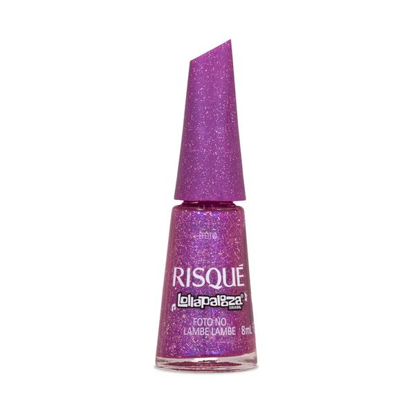 ESMALTE RISQUÉ LOLLAPALOOZA FOTO NO LAMBE LAMBE 8ML