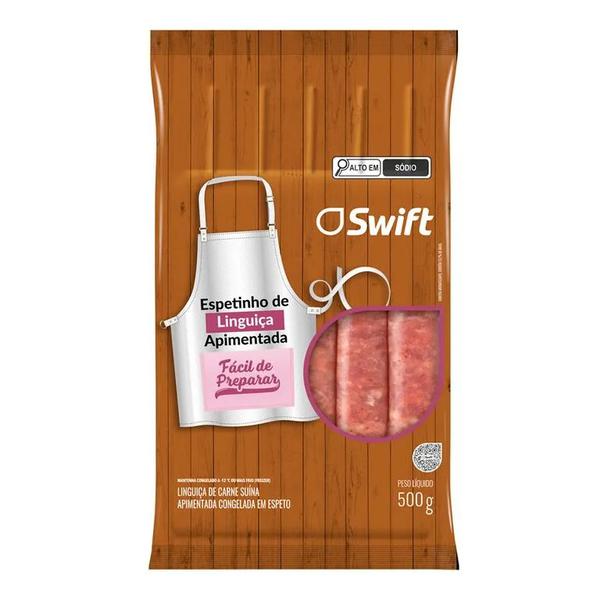 ESPETINHO LINGUIÇA APIMENTADA SWIFT 500G
