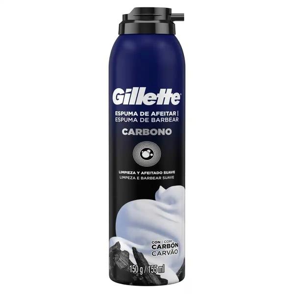 ESPUMA DE BARBEAR GILETTE CARBONO 150G