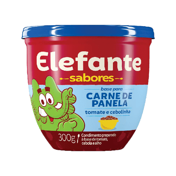 EXTRATO DE TOMATE ELEFANTE  CARNE DE PANELA 300G