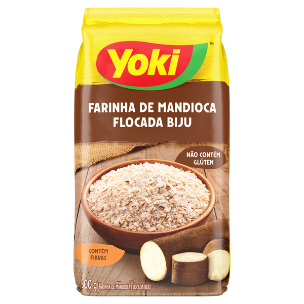 FARINHA DE MANDIOCA YOKI BIJU 500G