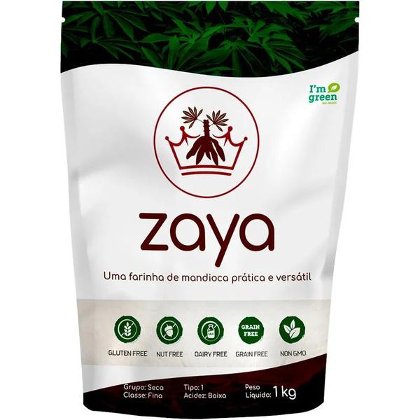 FARINHA DE MANDIOCA ZAYA S/GLÚTEN 1KG