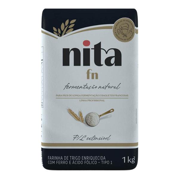 FARINHA DE TRIGO NITA FERMENTAÇÃO NATURAL 1KG