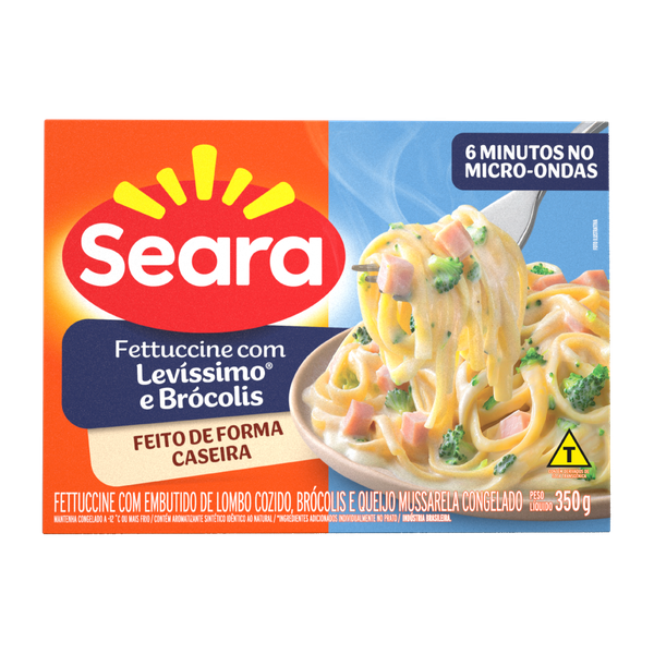 FETTUCCINE SEARA LEVISSÍMO BRÓCOLIS 350G
