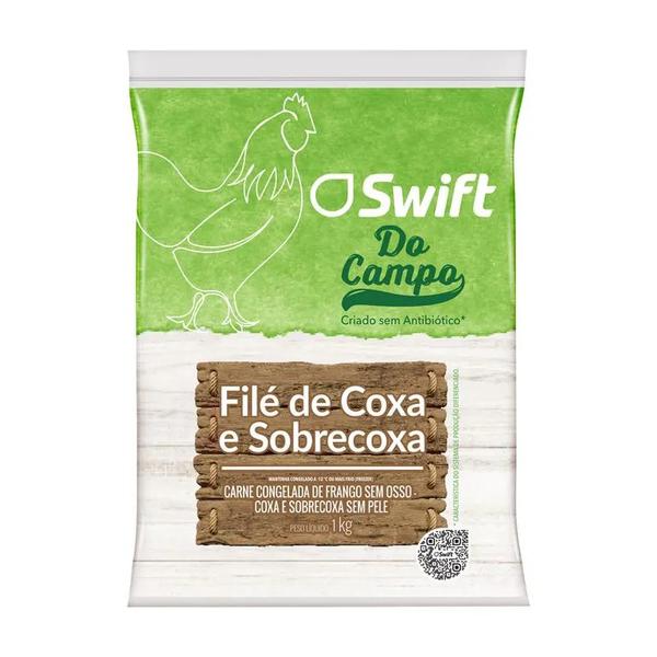 FILÉ DE COXA E SOBRECOXA SEM PELE DO CAMPO SWIFT 1KG