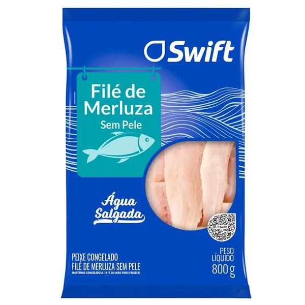 FILÉ DE MERLUZA CONGELADO SWIFT 800G