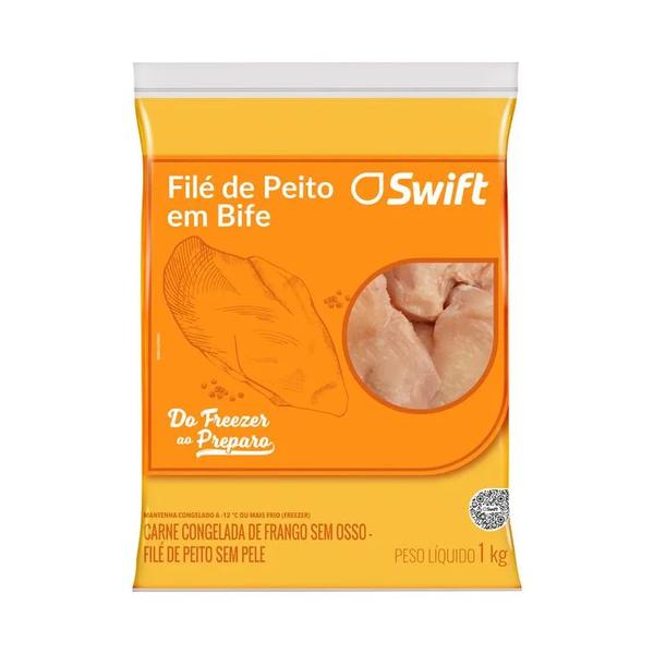FILÉ DE PEITO EM BIFES SWIFT 1KG