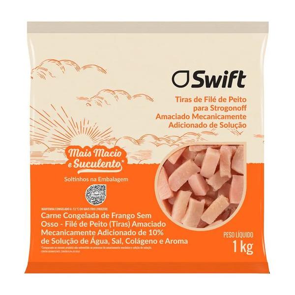 FILÉ DE PEITO EM TIRAS SWIFT 1KG