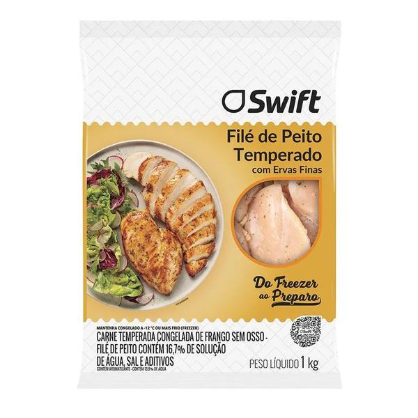 FILÉ DE PEITO TEMPERADO  SWIFT 1KG