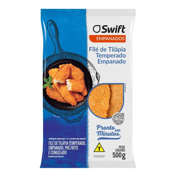 FILÉ DE TILÁPIA EMPANADO SWIFT 500G