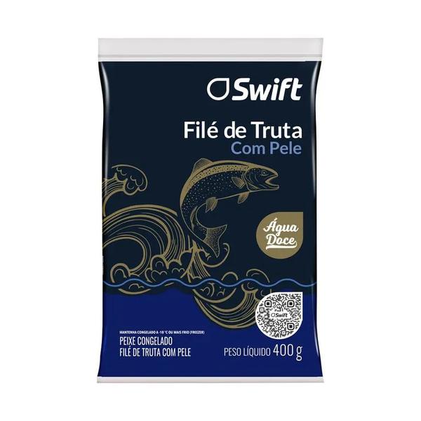 FILÉ DE TRUTA COM PELE SWIFT 400G